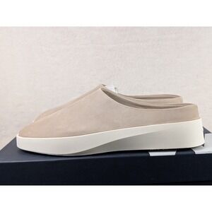 Wolf & Shepherd Cruise Mule Warm Grey‎ Nubuck Leather Men 8.5 MFT-0110-022-D085